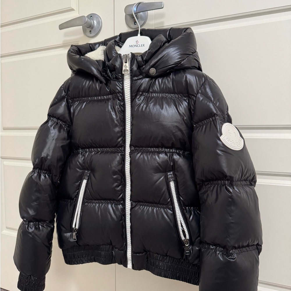 Moncler Glossy Black Puffer Coat